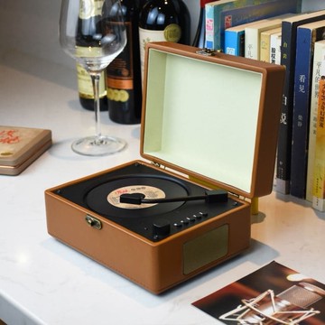 （爆款熱賣）（國際精品）【免運】cd播放機專輯播放器送閨蜜朋友聽音樂黑膠複古ins生日禮物cd機