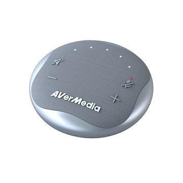 【享最高折300】圓剛 AS111 智慧通話會議揚聲器(星光銀)