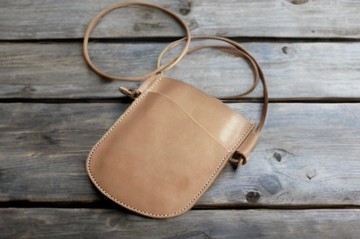 真皮簡約智能手機袋