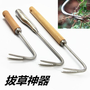 除草神器拔草連根手工園藝鏟子松土取根起草器挖土挖野菜農用工具 園藝用品