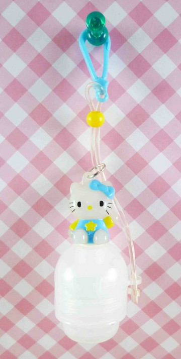 【震撼精品百貨】Hello Kitty 凱蒂貓 HELLO KITTY瓶蓋附繩-藍 震撼日式精品百貨