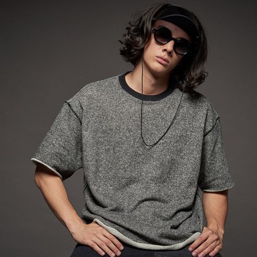 Stone@s Twist Oversize Tee / 麻花混紡