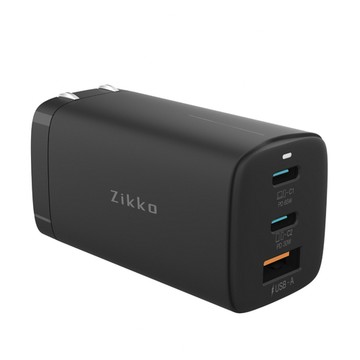 Zikko｜PD 65W 氮化鎵智能充電器(C-G65W)-黑