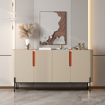 🍄全臺可上門安裝 破損補發 輕奢玄關櫃鞋櫃意式多功能實木儲物櫃極簡走廊客廳靠墻鬥櫃餐邊櫃 PX0M