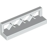 籬笆及柵欄 1x4x1 白色 3633