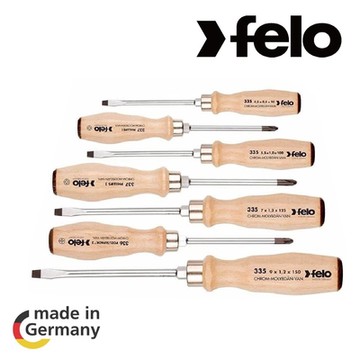 【FELO】經典木柄貫通起子-5支組(33595198)