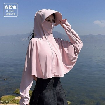 胖胖美依 薄外套 空調衫 防曬衣 M-XL新款冰絲防曬衣防紫外線罩衫騎車遮陽透氣薄外套-4024.