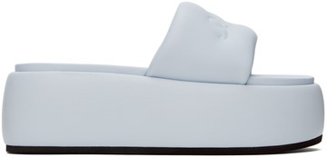 AMIRI 蓝色 Script Platform 凉鞋