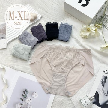 內褲【 安琪拉】 氧化鋅抗菌蕾絲內褲 *M-XL (6色任選) #807