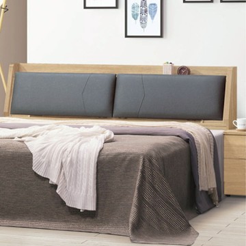 文創集 大亞格6尺貓抓皮革雙人加大床頭箱(不含床底＋不含床墊)-185x28x96cm免組