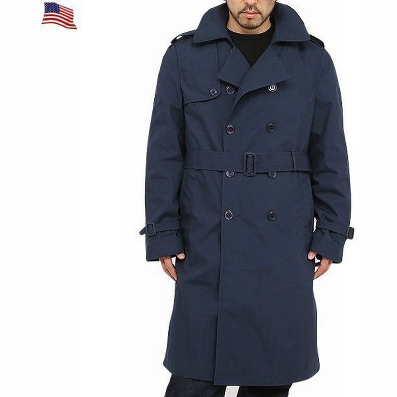実物 新品 米空軍 U S Air Force トレンチコート ライナー無し メンズ ミリタリーコート アウター ロングコート 軍服 アメリカ軍 クーポン対象外 T 通販 Lineポイント最大0 5 Get Lineショッピング