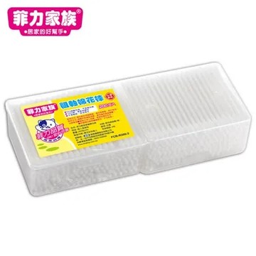 【菲力家族】棉花棒粗軸200支*2盒