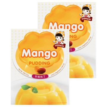 SIGNWIN 三得冠 芒果布丁粉 操作方便 推薦給喜愛DIY的您  100g  2盒