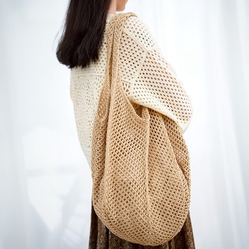 簡約文藝編織手提單肩包620670