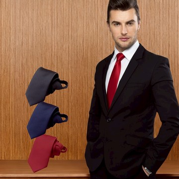 素色拉鍊領帶 大童 西裝 正裝 西服 表演 拉鍊領帶 自動領帶 懶人領帶 上班族 學生領帶 婚禮 伴郎【BB8789】