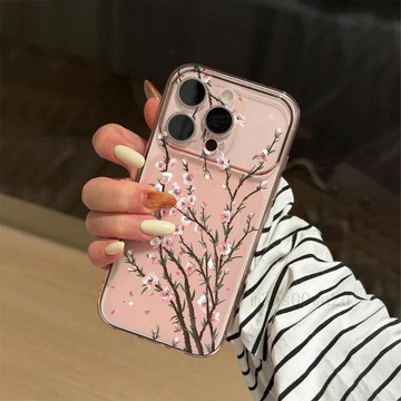 台灣出貨🚗生日禮物🎀梅花樹枝 蘋果iPhone15創意17promax13/14p防摔16大孔12/11手機殼
