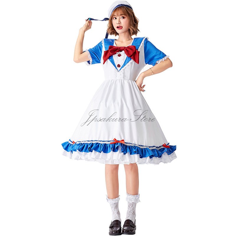 ハロウィン コスプレ メイド服 メイド 衣装 フルセット 仮装 コスチューム こすぷれ コス 可愛い 男ウケ セクシー 大人 レディース  ハロウィンコスプレ 通販 LINEポイント最大0.5%GET | LINEショッピング