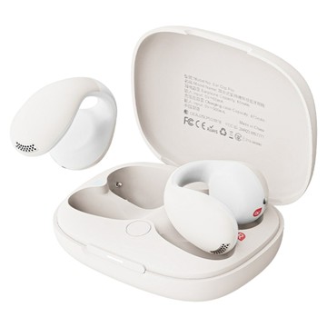 MEES 邁斯 AI即時翻譯耳夾式耳機 附收納盒  白色  Ear Clip Pro