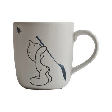 Propaganda MR.P馬克杯 陶瓷材質 尺寸8.85 x 9.7 cm  白色  白色 果蠅退散 陶瓷  1個