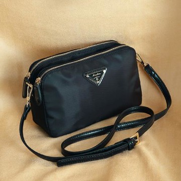 2025新款歐美時尚迷你單肩小包斜跨防水韓版尼龍貝殼女包輕便防水