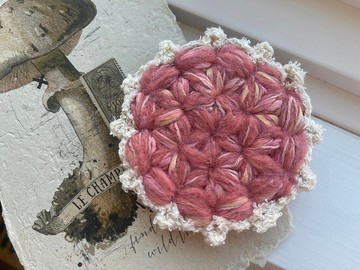 Knitting 生命之花墊 - 滿滿