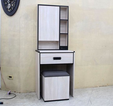 【歐風別館】麥加白梧桐色二尺化妝台【另有灰橡色~基隆至台中免運費】