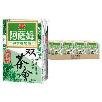 匯竑 阿薩姆 雙茶會 四季春奶茶 400ml - 兩種經典茶品結合 堅持原味 不添加香料  24入