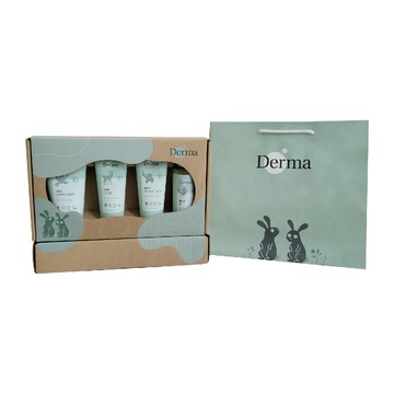 【Derma】寵愛寶寶新生禮(沐浴露150ml+護膚霜100ml+萬用膏100ml+浴油150ml)