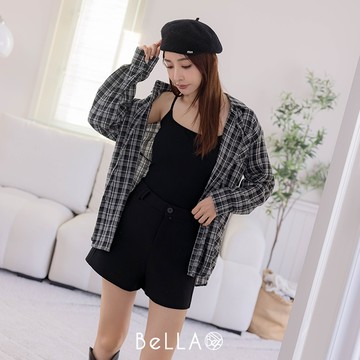 【秋冬新品】BeLLA 磨毛柔軟BRA背心 黑色