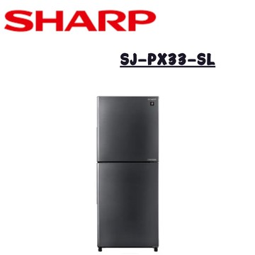 SJ-PX33-SL 330L —級能效奈米低温脱臭觸媒變頻右開雙門冰箱 (含基本安裝)