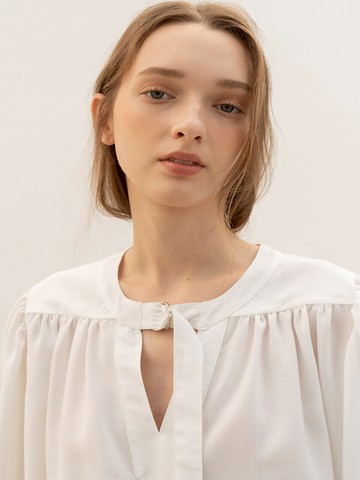 Gather Blouse_White