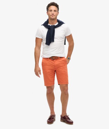 Superdry Men's Men's Vintage International Shorts Orange / Burnt Orange - Size: 32