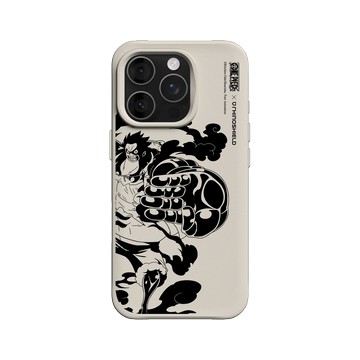 iPhone 16 Pro SolidX 貝殼灰 - 航海王 One Piece - 復刻系列-魯夫 四檔猿王統