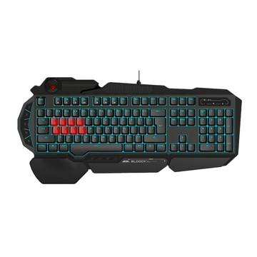 A4TECH 雙飛燕 bloodY 血手幽靈 電競鍵盤  黑色  8光軸  B318