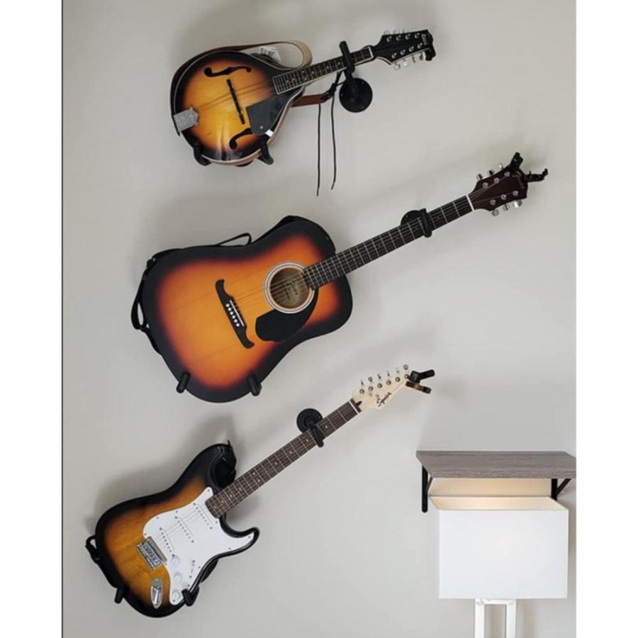 ギター 壁掛け ベース ディスプレイラック 水平ハンガー