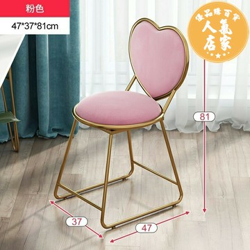 化妝椅 洽談椅 休閒椅 化妝凳靠背臥室化妝椅網紅ins椅子梳妝台凳子美甲蝴蝶輕奢梳妝凳