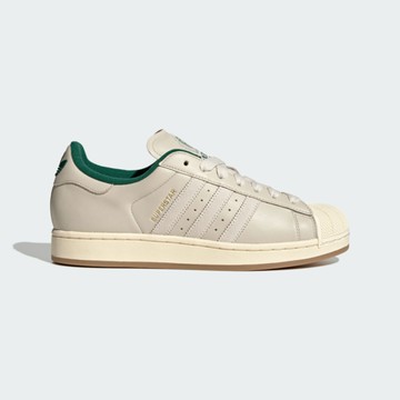 Adidas 愛迪達 Superstar II JQ3216 男 休閒鞋 貝殼鞋 舒適 米 綠