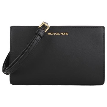 MICHAEL KORS 金字防刮PVC 斜背包(素面黑)mini款
