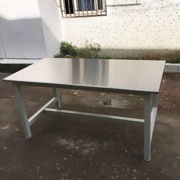 優樂悅~不銹鋼工作臺工廠車間裝配實驗鉗工桌耐磨打包承重簡易木工工作臺