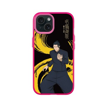 iPhone 15 Clear 粉漾桃 - Jujutsu Kaisen 咒術迴戰 S2 - 懷玉・玉折戰鬥系列-夏油傑