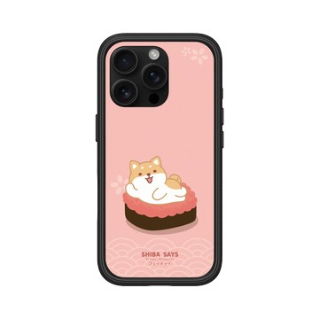 iPhone 16 Pro Mod NX 黑 - 柴語錄 Shiba Says - 廢柴鮭魚卵