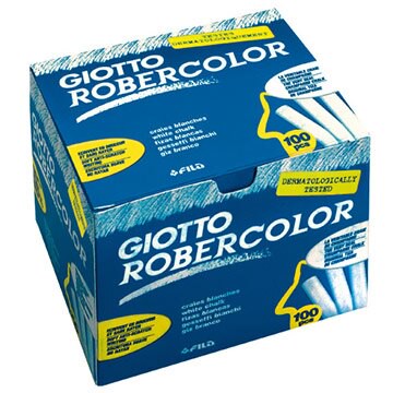 義大利 GIOTTO無毒環保粉筆白色(100支/盒)16盒/箱【領券滿額再折千7/31止】
