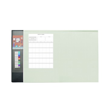 文具白書 寬版雙面桌墊  700 x 425mm  薄荷和海軍