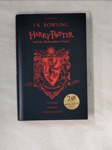 【書寶二手書T9／一般小說_WUT】Harry Potter and the Philosopher’s Stone Gryffindor Edition_J.K. Rowling