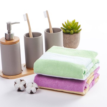 利工民純棉加長運動毛巾純棉健身跑步騎行游泳快速吸汗運動巾面巾