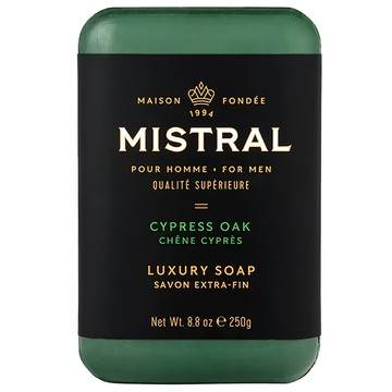 MISTRAL BODY 柏樹橡木奢華沐浴皂 250g  1入