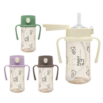 BeBeLock 吸管練習杯270ml(多款可選)喝水杯