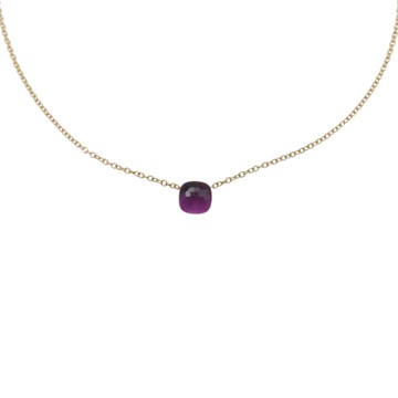 Pomellato 寶曼蘭朵 18黃K 紫水晶 項鍊 【二手名牌BRAND OFF】