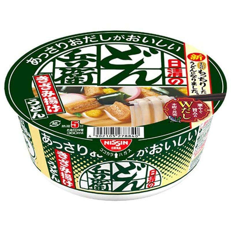 日清食品 日清のあっさりおだしがおいしいどん兵衛 きざみ揚げうどん 68g×12個入