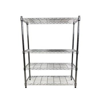 我塑我形 90 x 35 x 120 cm  MIT耐重萬用鐵力士鍍鉻四層架 收納架 置物架 鐵力士架 鞋架